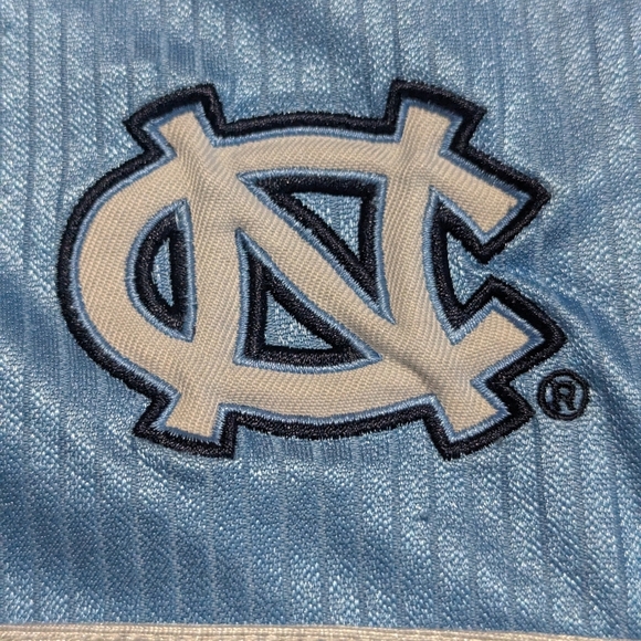 North Carolina Tar Heels Large Basketball Shorts Y2K Blue/White/Black Embroidery - Picture 3 of 8